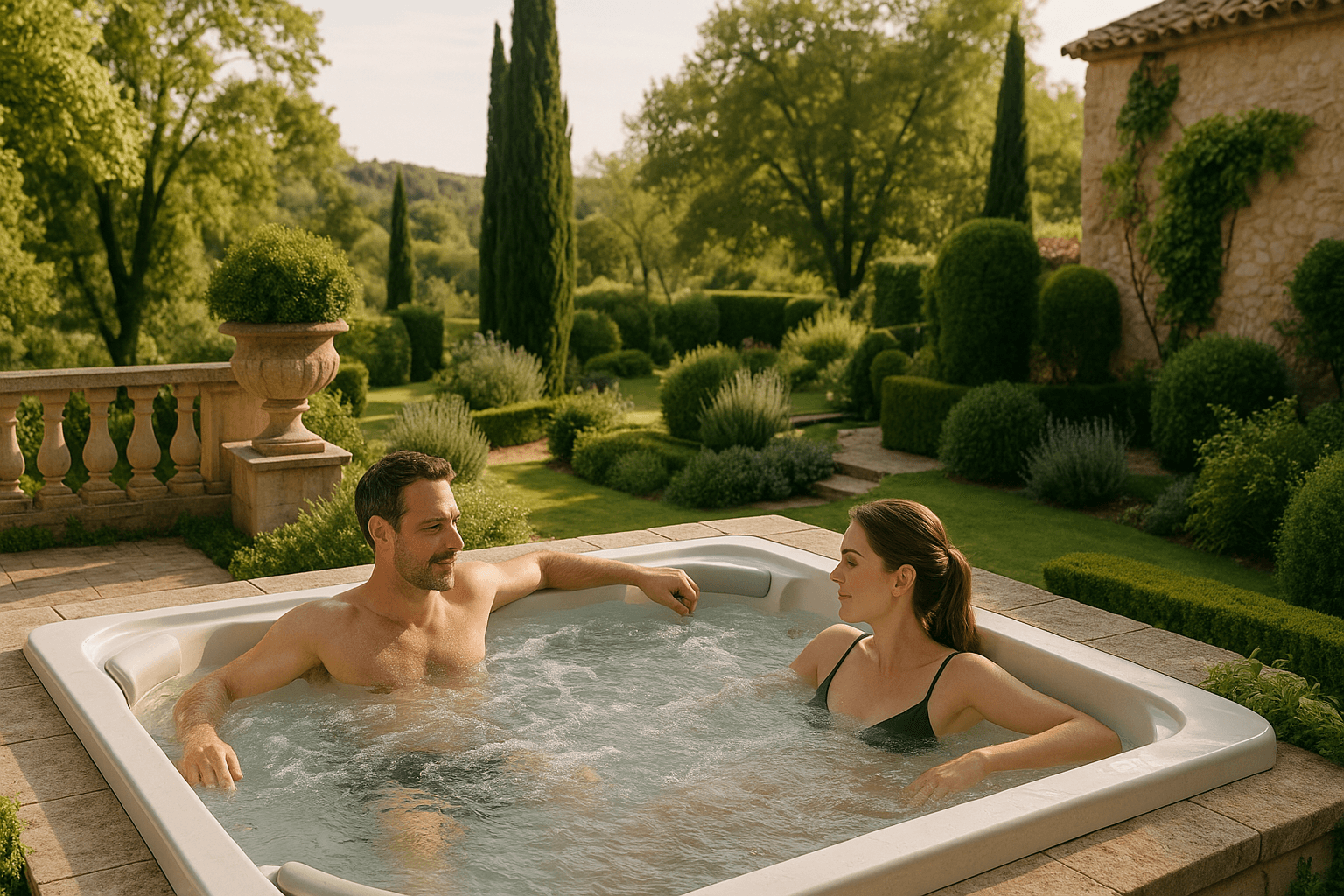 Spa jacuzzi cantal : le bien-être sur-mesure avec catusse piscines & spas 3 Espace wellness sur mesure