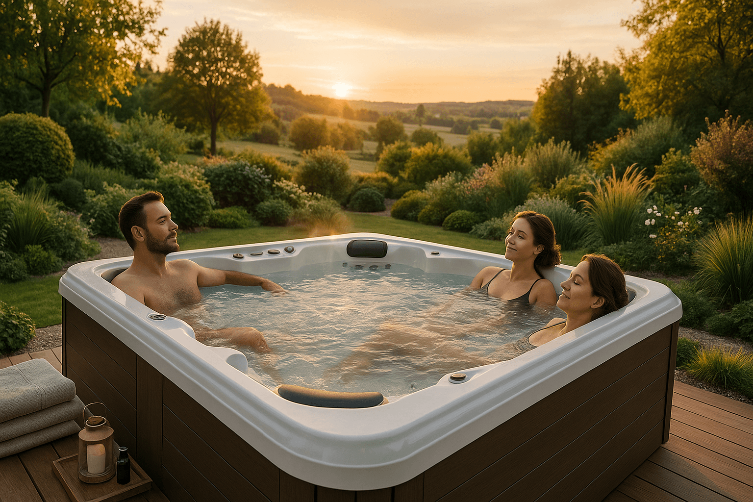 Spa jacuzzi cantal : le bien-être sur-mesure avec catusse piscines & spas 2 Modèles de spas jacuzzi