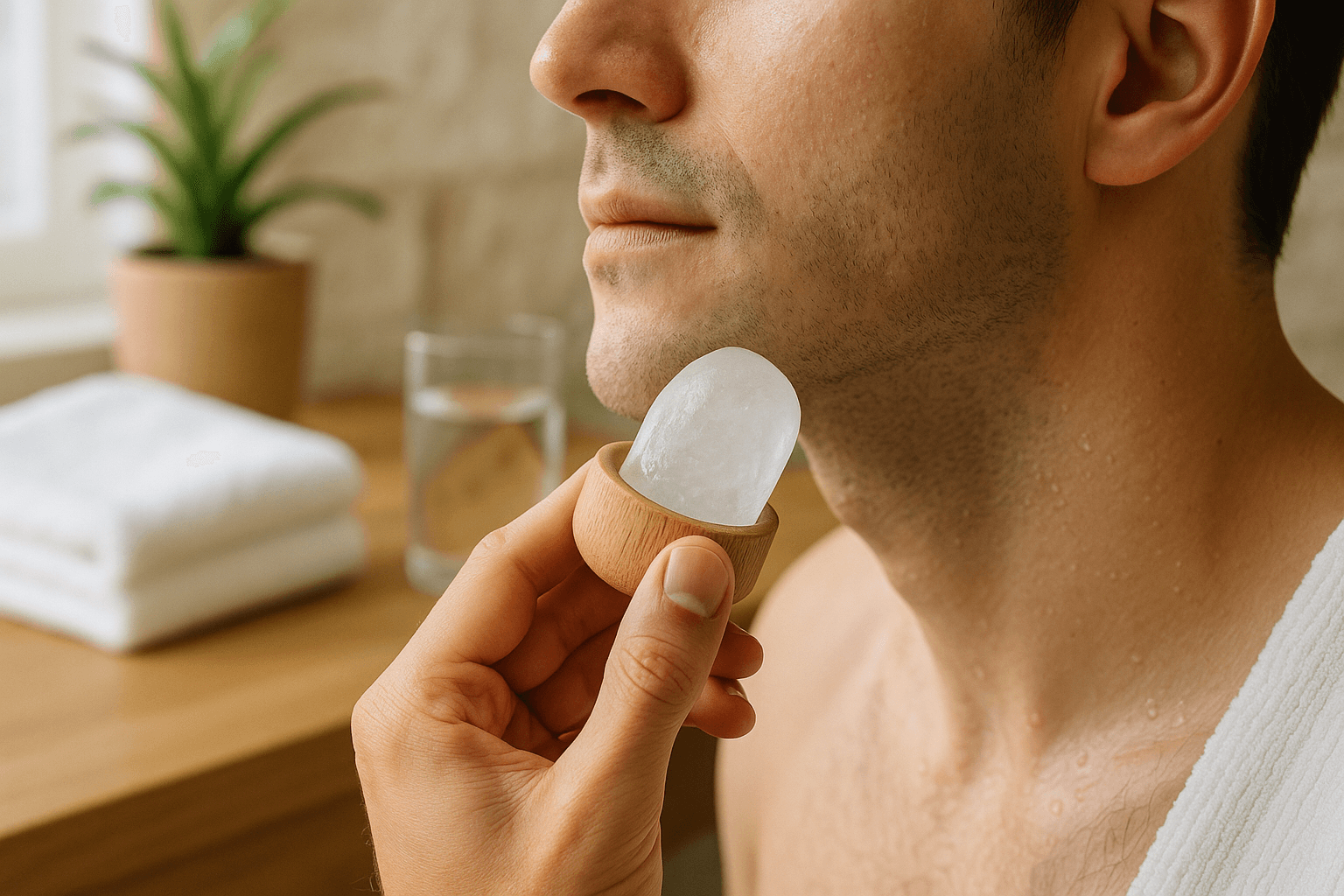 Pierre d'alun entretien